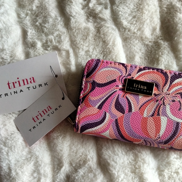 Trina Pink and Purple Zip Wallet - Picture 3 of 7